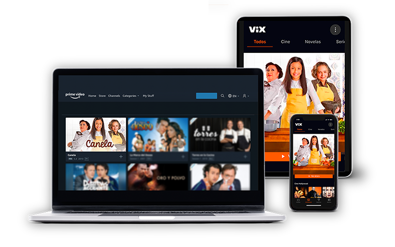 Streaming en prime video y vix+